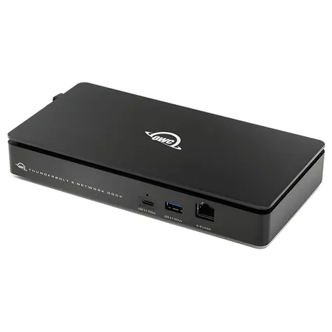OWC Thunderbolt 5 Dual Network Dock černá / Dokovací stanice / Thunderbolt 5 / 3x RJ-45 / 3x USB-A / USB-C