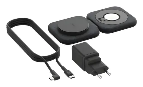 Belkin BOOST CHARGE PRO Qi2 černá / Přenosná magnetická bezdrátová nabíječka / 15W