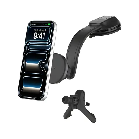 Belkin WIC012 černá / Magnetický držák do auta / Qi2 / 15W / na ventilaci i palubní desku