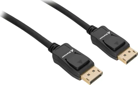 Sharkoon DisplayPort 1.4 kabel černá / Kabel / 8K 60 Hz / 3 m