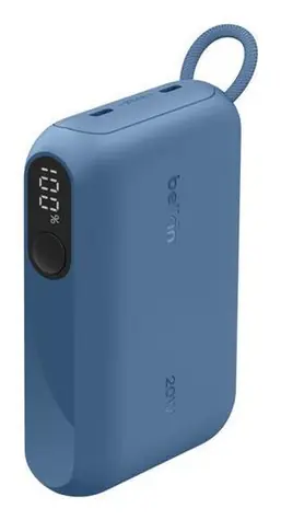 Belkin PowerBanka 10000mAh modrá / Powerbanka / 20W / USB-C / s displejem