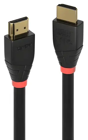 Lindy 41016 černá / HDMI kabel / 7,5 m / Aktivní / HDMI 2.0 / 4K 60Hz