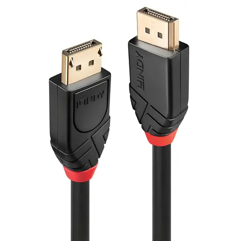 Lindy 41081 černá / DisplayPort kabel / aktivní / 20 m / 4K 60Hz