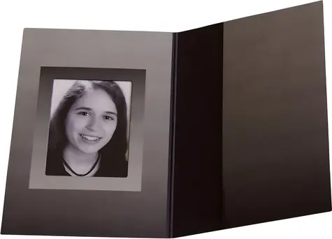 Daiber Paspartovací složky pro pasové fotografie černo-stříbrné / Paspartovací složky / 36 x 50 mm / 100 ks