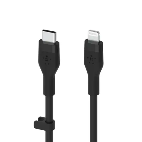 Belkin Flex CAA009bt2MBK černá / Kabel USB-C na Lightning / 2 m / MFi / 15W