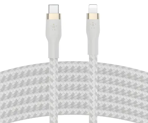 Belkin CAA011bt1MWH bílá / Kabel USB-C na Lightning / 1 m / 15W / MFi