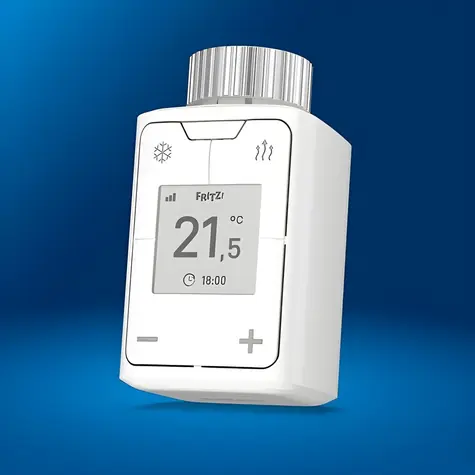 AVM FRITZ! Smart Thermo 302 bílá / Termostatická hlavice / dálkové ovládání / displej