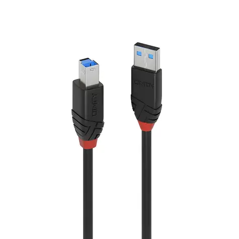 Lindy USB 3.0 A-B černá / Kabel USB / Aktivní prodloužení / USB-A - USB-B / 5 Gbit/s / 10 m