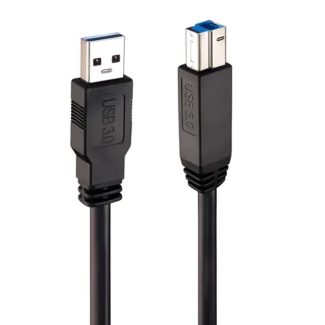 Lindy USB 3.2 Gen 1 Active Cable černá / Kabel USB / USB-A - USB-B / 10 m / 5 Gbit/s