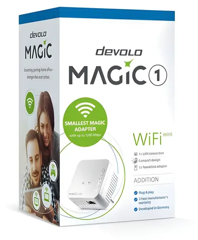 Devolo Magic 1 WiFi 2-1-1 mini / Powerline adaptér / Wi-Fi / LAN 100 Mbps