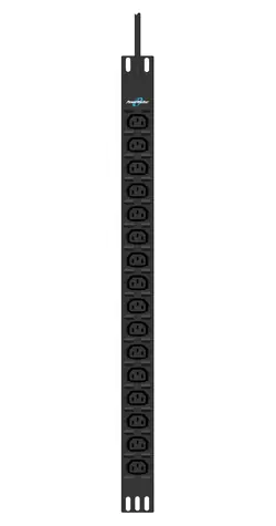PowerWalker PHB21 černá / PDU / 16x C13 / IEC C20 vstup / 0U vertikální