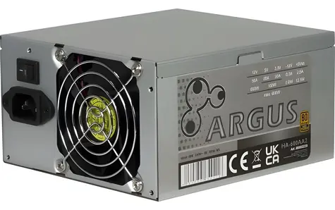 Inter-Tech HA-600AA2 stříbrná / Počítačový zdroj / 600 W / 80 PLUS Gold / ATX12V 2.53