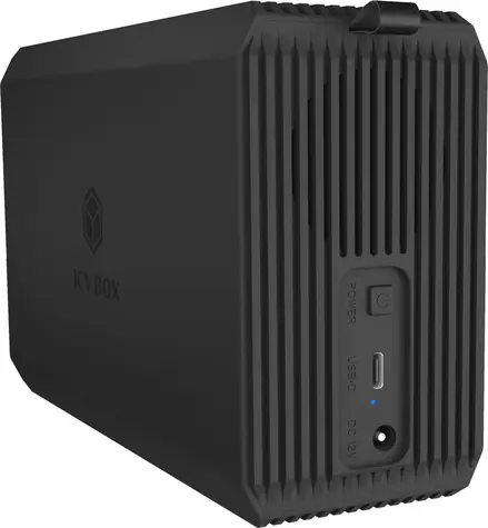 Icy Box IB-RD3720-CU3 černá / Externí box pro 2x 2,5