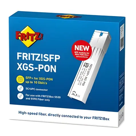 AVM FRITZ! SFP XGS-PON / SFP transceiver / XGS-PON / až 10 Gbit/s / SC
