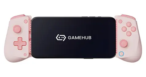 GameSir X5 Lite růžová / Herní ovladač s držákem pro chytrý telefon / USB-C / Hall Effect / Android, iOS