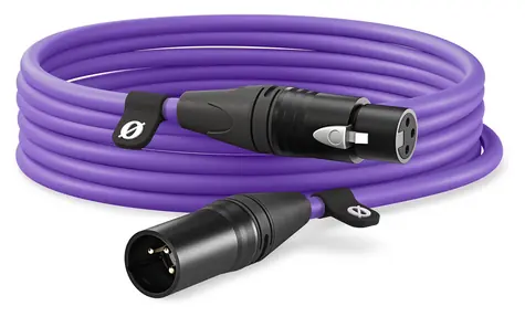 Rode XLR6M-PU fialový / Kabel / XLR (M) - XLR (F) / 6 m