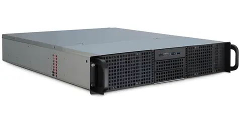 Inter-Tech IPC 2U-20255 černá / Serverová skříň / 2U / ATX / 8x 3,5