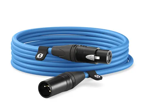 Rode XLR6M-B modrý / Kabel / XLR (M) - XLR (F) / 6 m