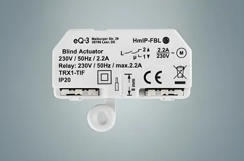 Homematic IP HmIP-FBL / Akční člen žaluzií / zápustná montáž / rádiový / IP20