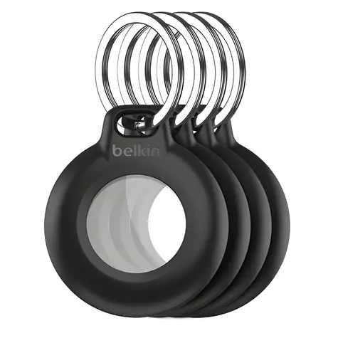 BELKIN MSC015btBK černá / Pouzdro na AirTag / s přívěskem na klíče / vodotěsné