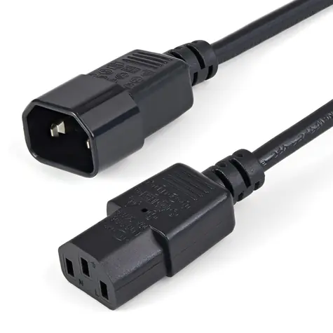 StarTech Napájecí kabel C14 - C13, 1m černá / Napájecí kabel / 250V / 5A