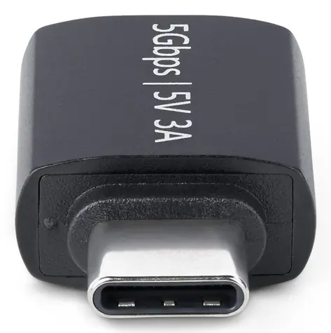 StarTech USB-C - USB-A adaptér černá / Adaptér / USB 3.0 / 5 Gbps / hliníkové tělo