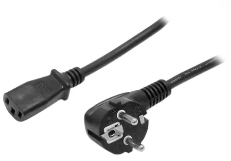 StarTech napájecí kabel CEE7/7 - IEC C13 černý / Napájecí kabel / 1,8 m / 250 V, 10 A