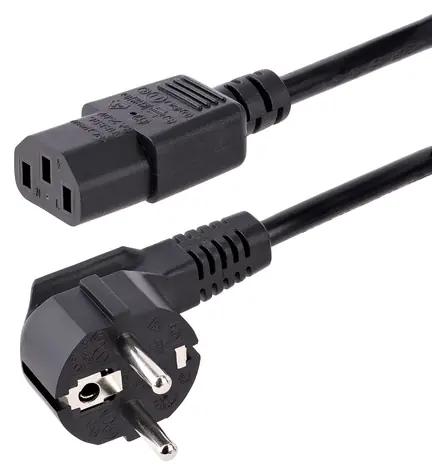 StarTech napájecí kabel Schuko - C13 3m černá / Napájecí kabel / 250 V / 10 A