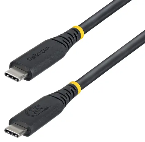 StarTech CC50CM40GUSB4TP černá / Kabel USB-C / USB4 40 Gbit/s / 0,5 m / PD / 8K