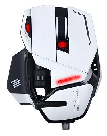 MadCatz R.A.T. 6+ bílá / Herní myš / Optická