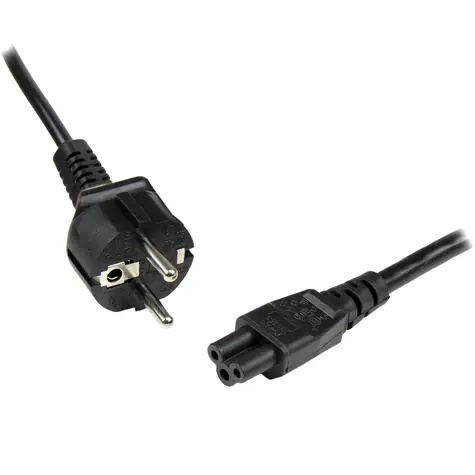 StarTech Power Cord CEE7/7 - C5 černá / Napájecí kabel / 1 m / 250 V / 2,5 A