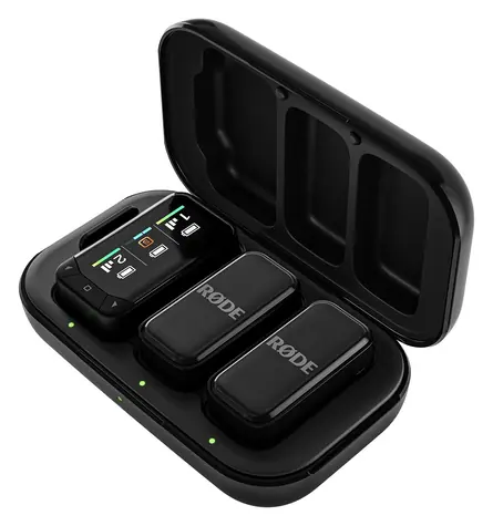 Rode Wireless Micro Camera Kit černá / Bezdrátový mikrofonní systém / 2x vysílač a 1x přijímač / USB-C / 3.5mm jack
