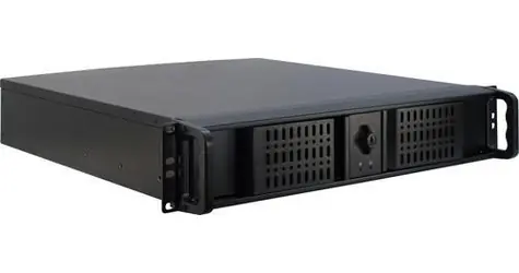 Inter-Tech 2U-2098-SK černá / Rack skříň / 2U / mATX / 19