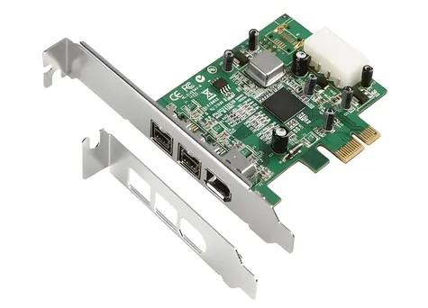 Dawicontrol DC-FW800 / Řadič FireWire 800 / PCIe x1 / 3 porty / TI XIO2213B
