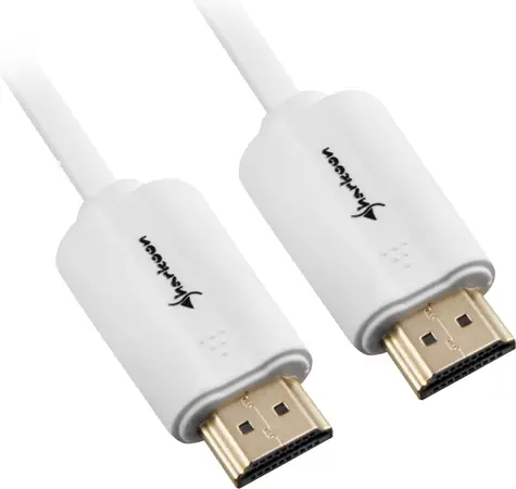 Sharkoon HDMI kabel / 4K / 2 m / A-A / bílý