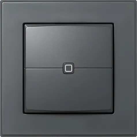 Homematic IP HmIP-WRC2-A-2 antracit / Nástěnný dálkový ovladač / 2 tlačítka / IP20 / 868 MHz