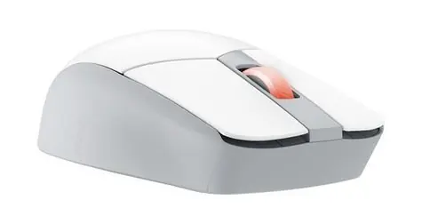 ASUS ROG Strix Impact III Wireless bílá / Bezdrátová herní myš / optická / 36 000 DPI / BT 5.1 / výdrž 450 h