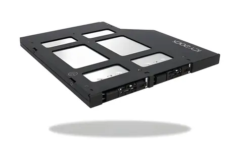 Icy Dock ToughArmor MB852M2PO-B černý / Rámeček pro SSD / 2x M.2 NVMe / SFF-8612 / do 5,25