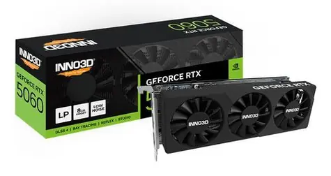 Inno3D GeForce RTX 5060 Twin X2 Low Profile / Grafická karta / 8GB GDDR7 / 128-bit / 1x HDMI 2.1 + 2x DP