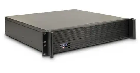 Inter-Tech IPC 2U-K-240L černá / Serverová skříň / 2U / rack / µATX / 2x USB 3.2 Gen1