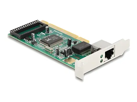DeLock PCI karta 1x Gigabit LAN RJ45 / Síťová karta / Realtek RTL8169 / 10/100/1000 Mbit/s / low profile