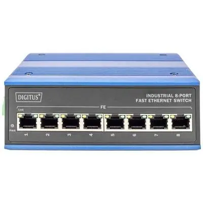 Digitus DN-650106 / Switch / Průmyslový / 8x Gigabit / IP40