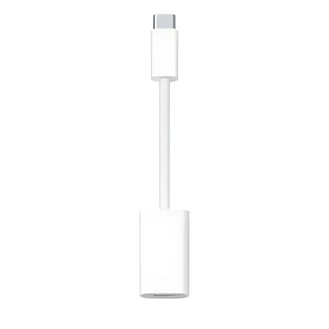 Apple USB-C na Lightning bílá / Adaptér / opletený kabel / MUQX3ZM/A