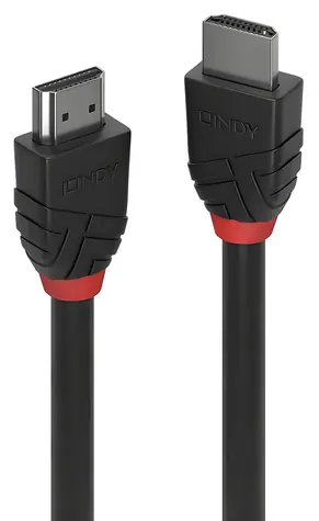 Lindy Black Line černá / HDMI kabel / 8K 60Hz / 5 m / záruka 10 let
