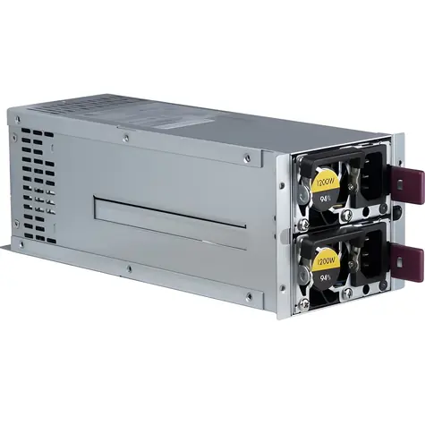 Inter-Tech ASPOWER R2A-DV1200-N / Zdroj / 1200 W / 80 PLUS Platinum / redundantní / 2U