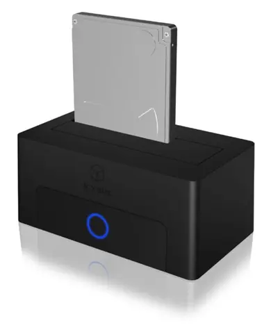 Icy Box IB-1122-U3-B černá / Adaptér SATA - USB 3.2 Gen 1 / HDD/SSD