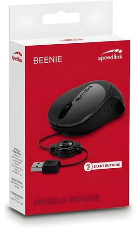 Speed Link BEENIE černá / Myš / Drátová / USB / 1200 dpi