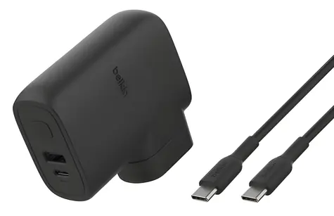 Belkin BOOST Charge Hybrid nabíječka s powerbankou / Nabíječka s powerbankou / 2v1 / BPZ003bt1MBK-B6