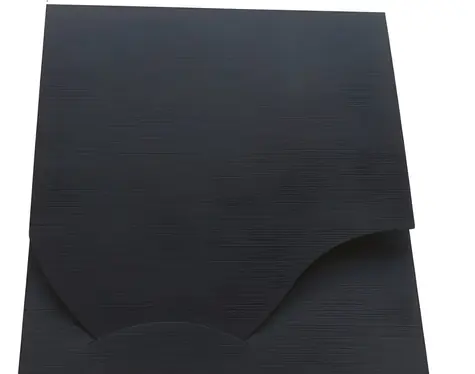 Daiber Folders Wave černá / Paspartovací desky / Linnen / 100 ks