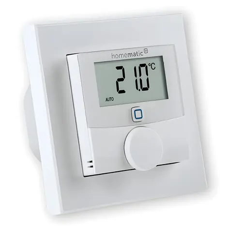 Homematic IP HmIP-BWTH24 / Nástěnný termostat / Spínací výstup 24V / Senzor teploty a vlhkosti